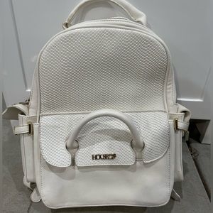 House of CB leather travel backpack